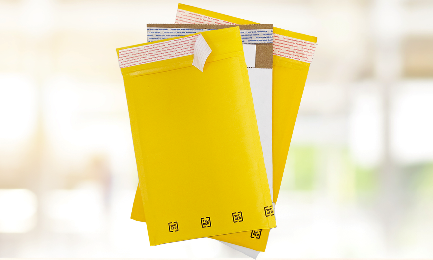 Rayven release liners on envelopes Rayven release liners on envelopes